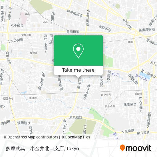 多摩式典　小金井北口支店 map