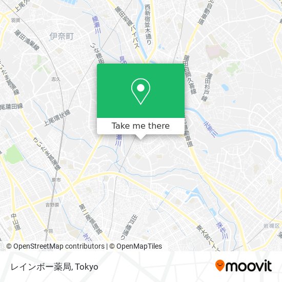 レインボー薬局 map
