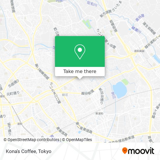 Kona's Coffee map