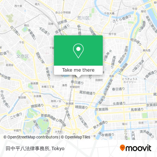 田中平八法律事務所 map