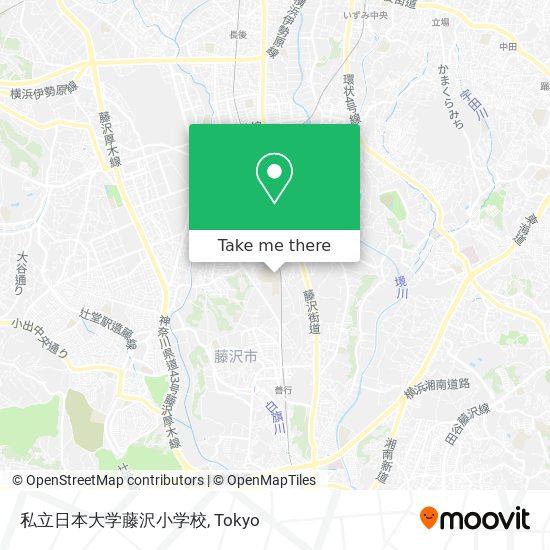 私立日本大学藤沢小学校 map