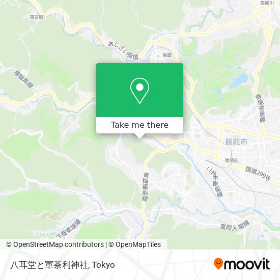 八耳堂と軍茶利神社 map