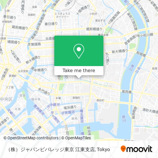 （株）ジャパンビバレッジ東京 江東支店 map