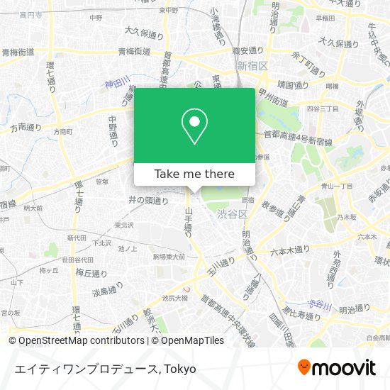 エイティワンプロデュース map