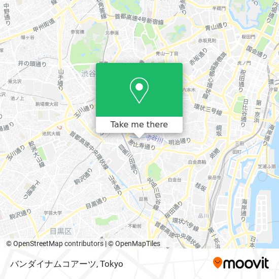 バンダイナムコアーツ map