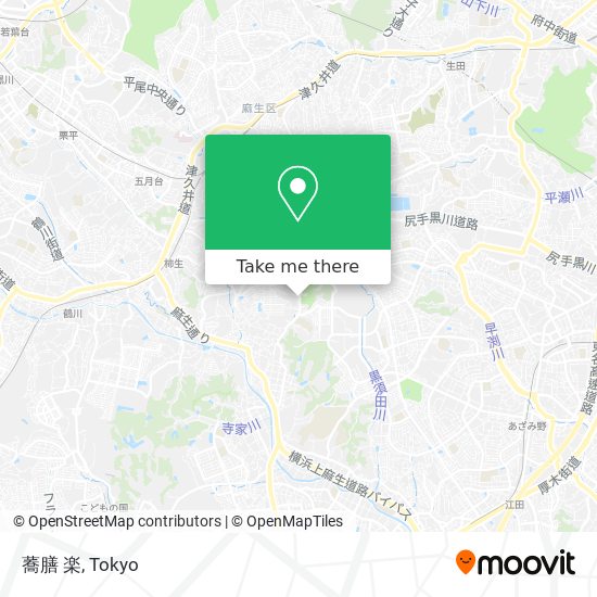 蕎膳 楽 map