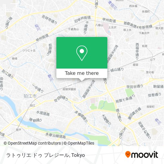 ラトゥリエ ドゥ プレジール map