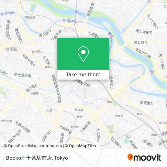 Bookoff 十条駅前店 map