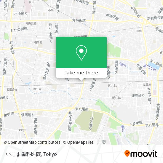 いこま歯科医院 map