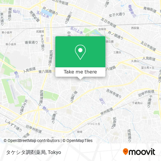 タケシタ調剤薬局 map