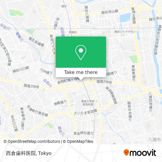 西倉歯科医院 map