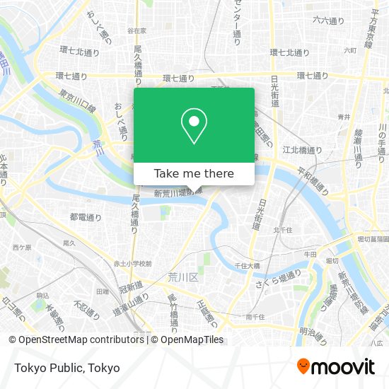 Tokyo Public map