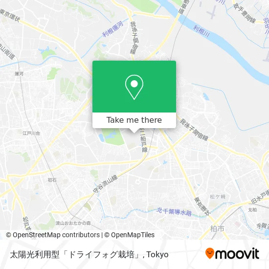 太陽光利用型「ドライフォグ栽培」 map