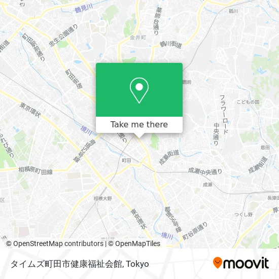 Times Machida City Health and Welfare Hall map