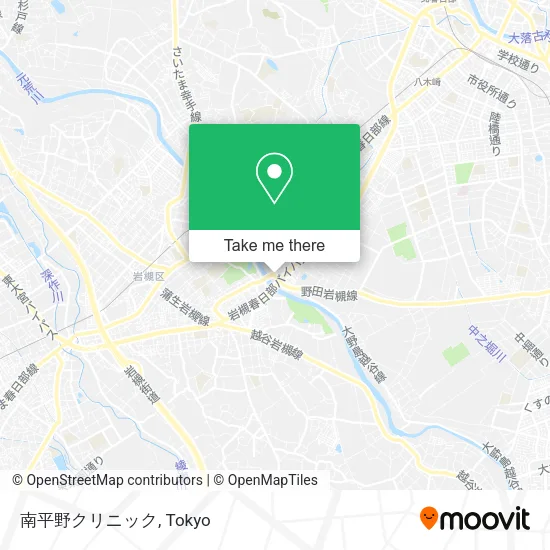 南平野クリニック map