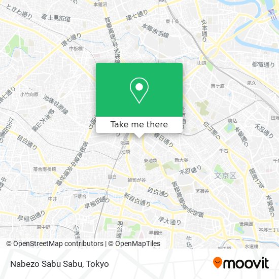 Nabezo Sabu Sabu map