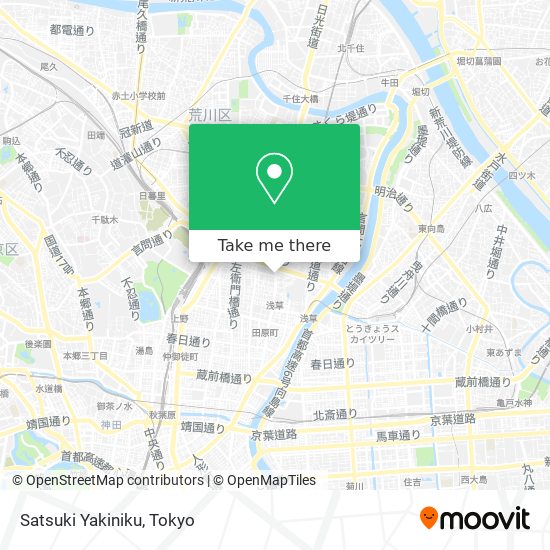 Satsuki Yakiniku map