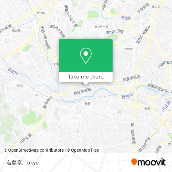 名島亭 map