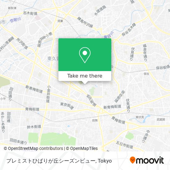 プレミストひばりが丘シーズンビュー map