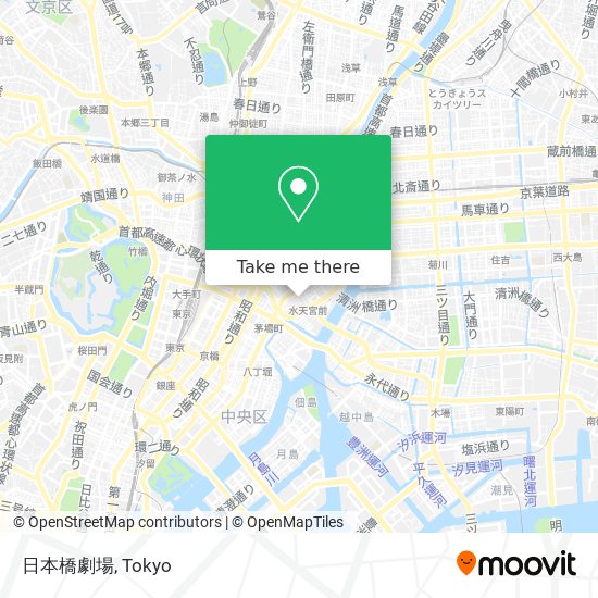 日本橋劇場 map