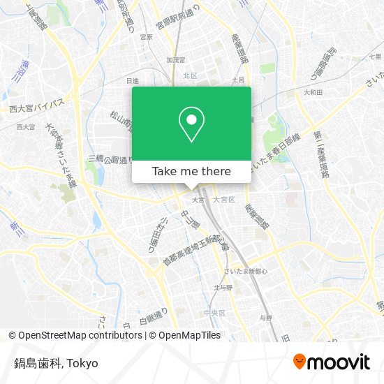 鍋島歯科 map