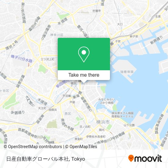 日産自動車グローバル本社 map