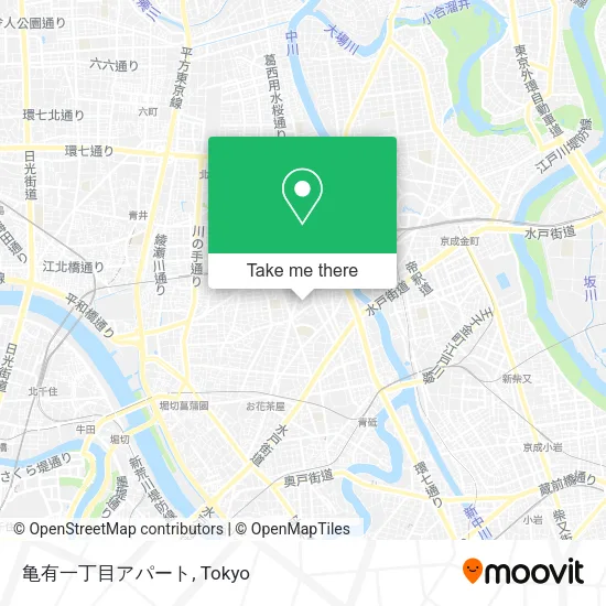 亀有一丁目アパート map