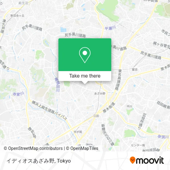 イディオスあざみ野 map