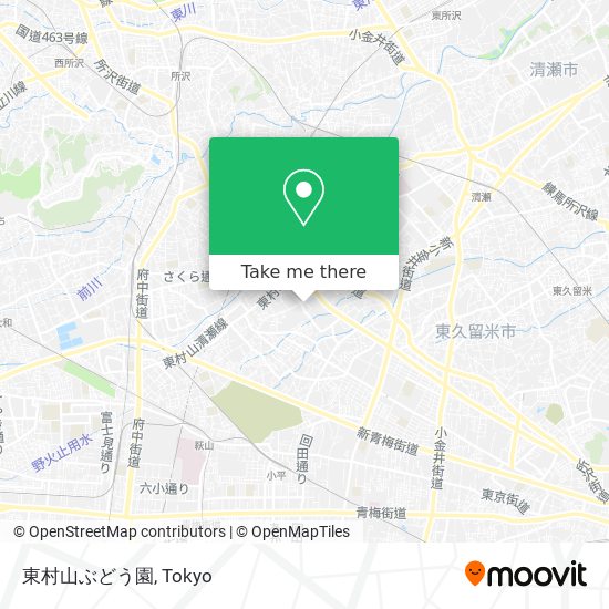 東村山ぶどう園 map