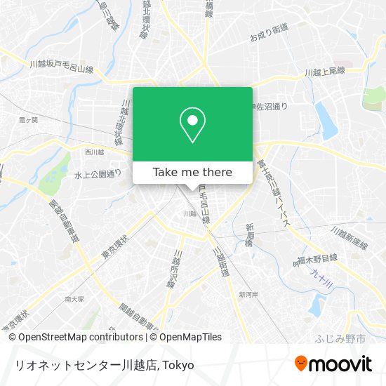 リオネットセンター川越店 map