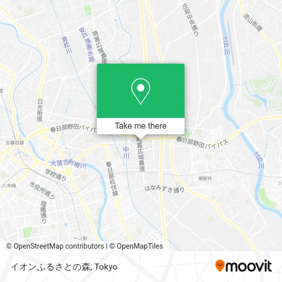 イオンふるさとの森 map