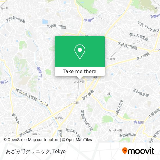 あざみ野クリニック map
