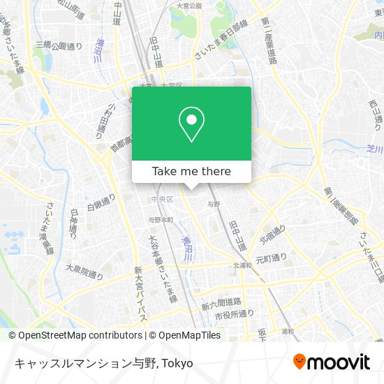 キャッスルマンション与野 map