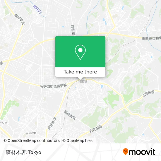 Mori Lumber Store map