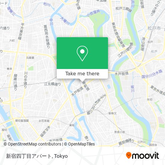 新宿四丁目アパート map