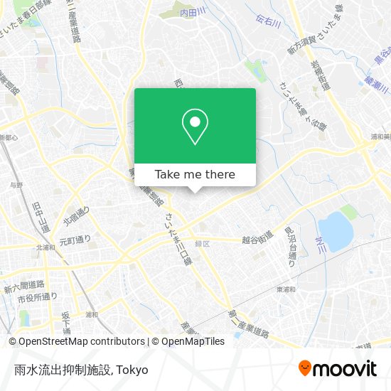 雨水流出抑制施設 map