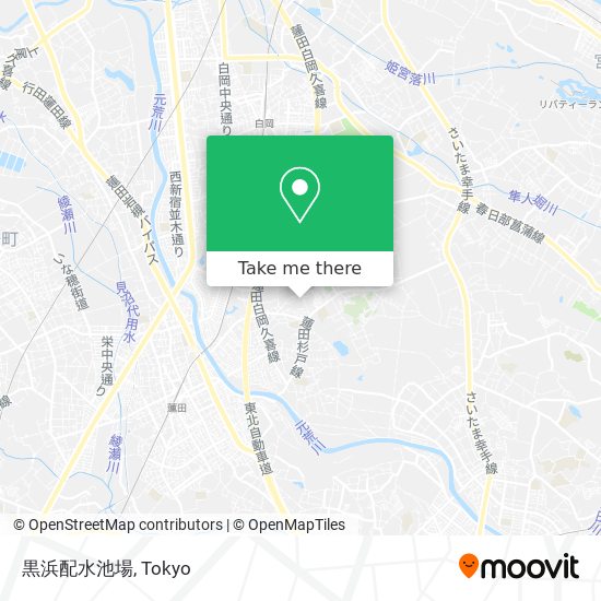 黒浜配水池場 map