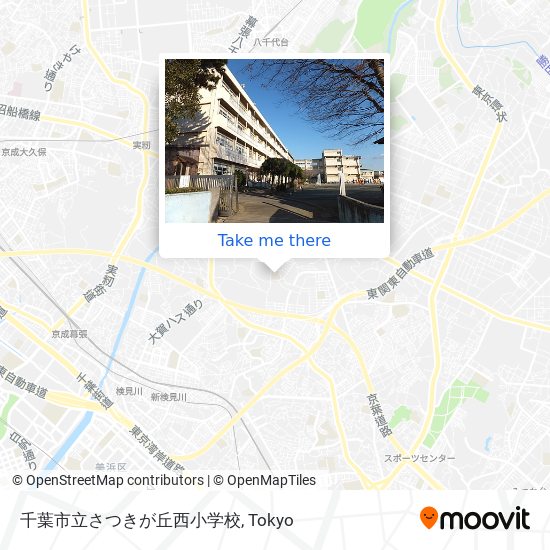 千葉市立さつきが丘西小学校 map