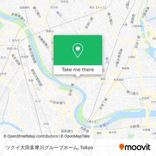 ツクイ大田多摩川グループホーム map