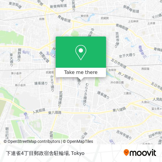 下連雀4丁目郵政宿舎駐輪場 map