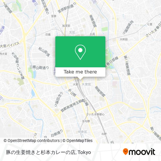 豚の生姜焼きと杉本カレーの店 map