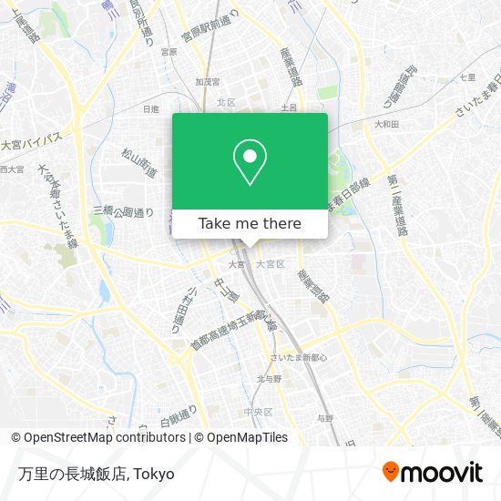 万里の長城飯店 map