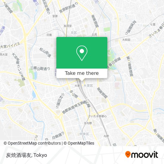 炭焼酒場友 map