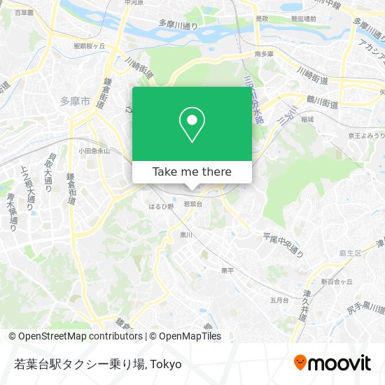若葉台駅タクシー乗り場 map