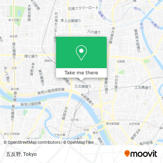 五反野 map