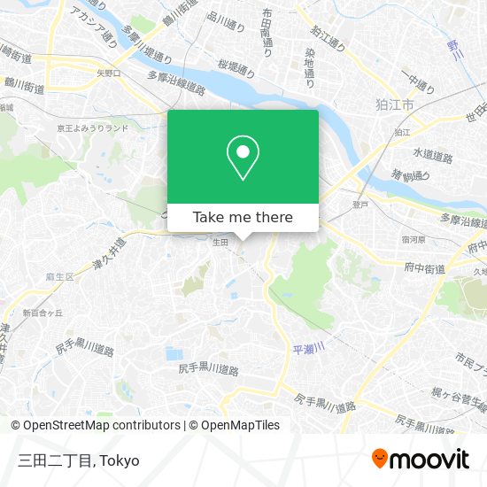 三田二丁目 map