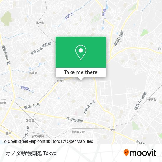 オノダ動物病院 map