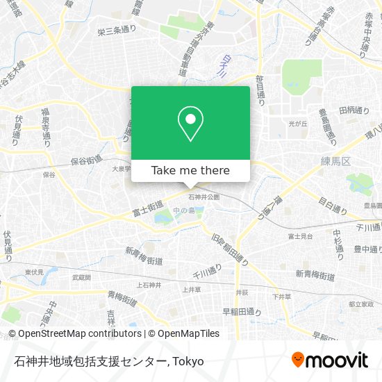 石神井地域包括支援センター map