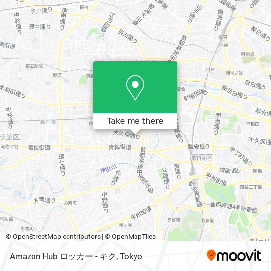 Amazon Hub ロッカー - キク map