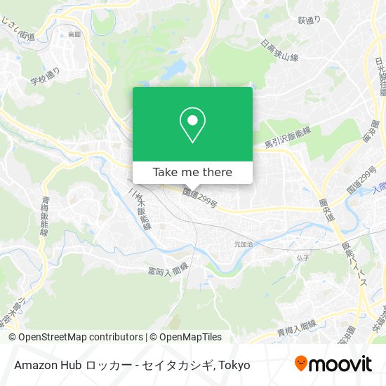 Amazon Hub ロッカー - セイタカシギ map